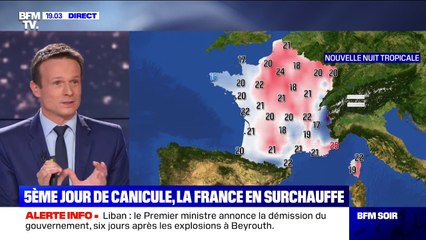 Une nuit tropicale attendue sur une large partie du pays