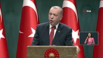 Cumhurbaşkanı Recep Tayyip Erdoğan, Cumhurbaşkanlığı Kabine Toplantısı sonrası açıklamalarda bulundu