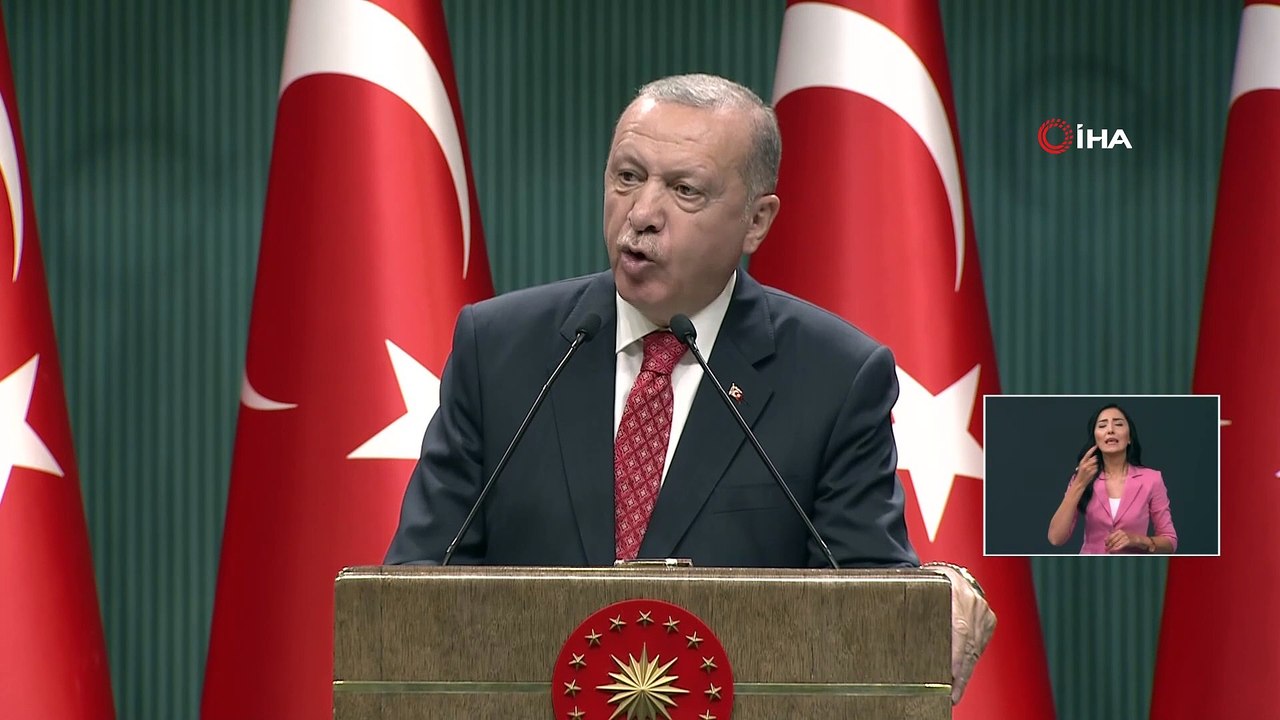 Cumhurbaşkanı Recep Tayyip Erdoğan, Cumhurbaşkanlığı Kabine Toplantısı sonrası açıklamalarda bulundu