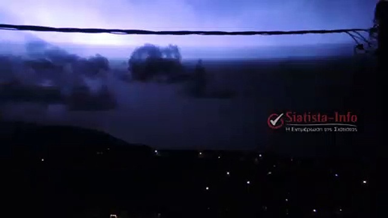 Απίστευτες εικόνες!  Έγινε η νύχτα μέρα στη Σιάτιστα