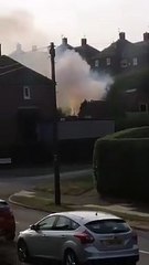 Fire on Birley Moor Way