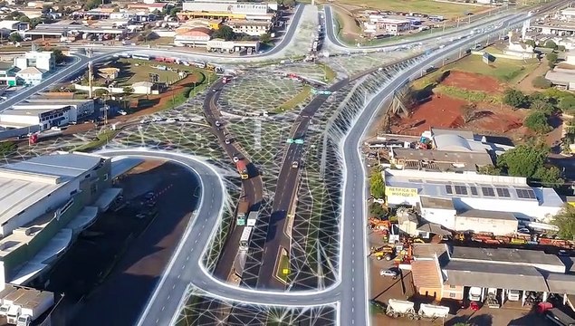 Obra do Trevo Cataratas começa com construção de marginais e fim dos semáforos