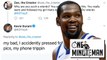 One Minute Man: Kevin Durant Trolls A Lesbian Couple On Instagram