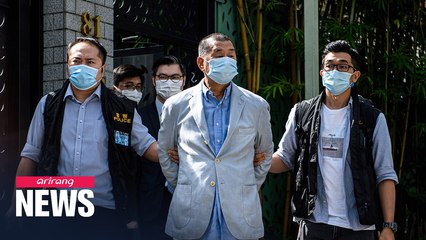 HK media tycoon Jimmy Lai arrested on suspicion of colluding with foreign forces