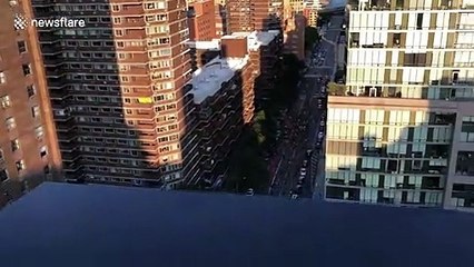 Bicycle protesters gather in New York City for Black Lives Matter rally