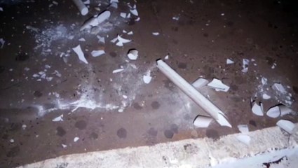 Vândalos quebram lâmpadas no antigo Terminal Oeste