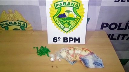 Casal é preso com entorpecentes em ação da PM no Bairro XIV de Novembro