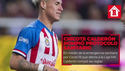 Chicote Calderón rompe protocolo de sanidad al irse a cantar banda