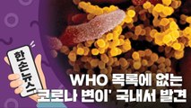 [15초 뉴스] WHO 목록에 없는 '코로나 변이' 국내서 발견됐다 / YTN