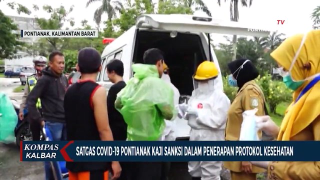 Satgas Covid-19 Pontianak Mengkaji Sanksi Protokol Kesehatan sesuai Inpres No. 6 Tahun 2020