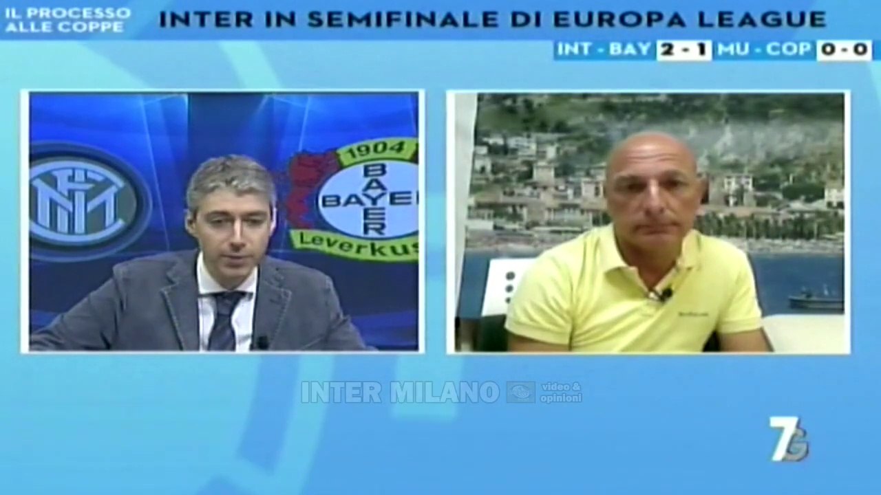 INTER-BAYER LEVERKUSEN 2-1 POST-MATCH * INTER ALLE SEMIFINALI DI EUROPA LEAGUE.