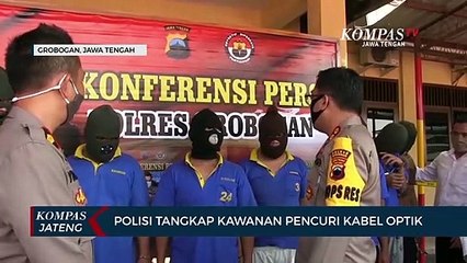 Polisi Tangkap Kawanan Pencuri Kabel Optik