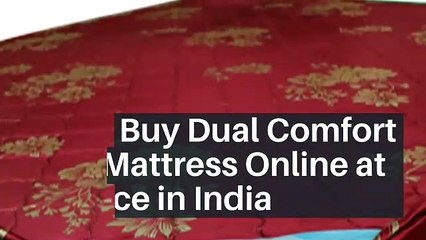 Buy Dual Comfort Mattress Online at Best Price in India - Shinysleep