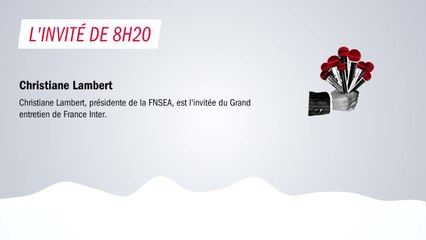 Christiane Lambert (FNSEA) : "Les moissons en céréales ont été très mauvaises, les plus mauvaises avec 2016 depuis le début des années 2000."