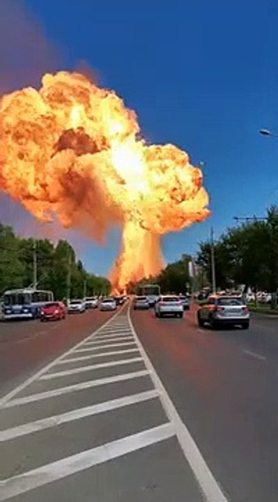 Explosion dans une station-service à Volgograd