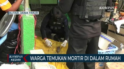 Warga Temukan Mortir Di Dalam Rumah