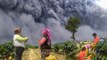 Indonesia’s Sinabung volcano erupts, dumping ash on surrounding villages