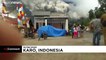 شاهد: أعمدة دخان بطول 5 كيلومترات بعد ثوران بركان سينابونغ في إندونيسيا
