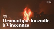 Les images du terrible incendie qui a ravagé un immeuble de Vincennes