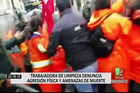 Trabajadora de limpieza denuncia agresión física y amenazas de muerte