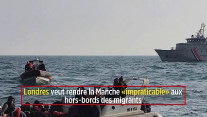 Londres veut rendre la Manche « impraticable » aux Zodiac des migrants