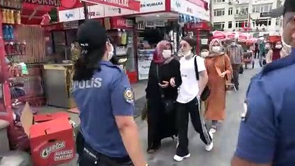 TOKAT2TA POLİS CEZA KESMEK YERİNE BAKIN NE YAPTI