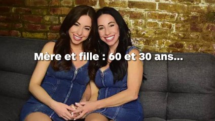Mère et fille ressemblent à des sœurs !