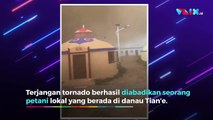 Ngeri! Angin Tornado Terjang Perbatasan China-Mongolia