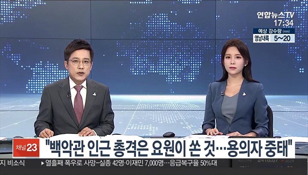 "백악관 인근 총격은 요원이 쏜 것…용의자 중태"