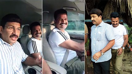 जब मनोज तिवारी के साथ लॉन्ग ड्राइव पर निकले रितेश पांडेय