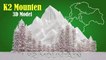 K2 Mountain | K2 Mountain 3D Model | Make Mountain Model