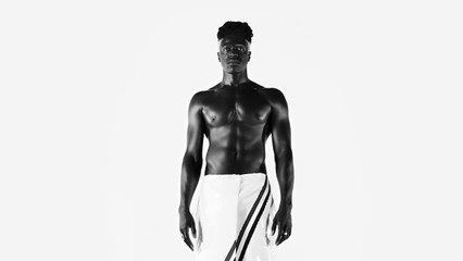 thom browne. spring 2021 first look with moses sumney. ...