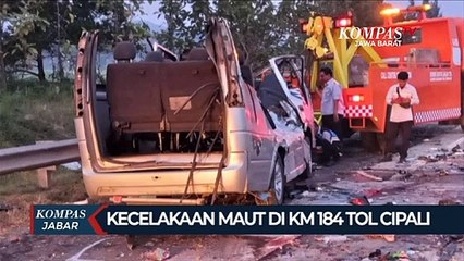 Laka Maut Tol Cipali, 8 Orang Tewas