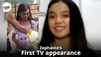 Napanood nyo na ang pinakaunang TV appearance ni Zephanie? PEP Live Choice Cuts