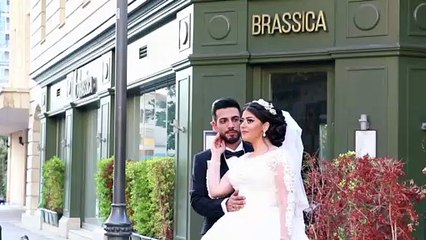 Beirut Blast! Watch the Moment this Newlywed Couple were Startled by an Explosion