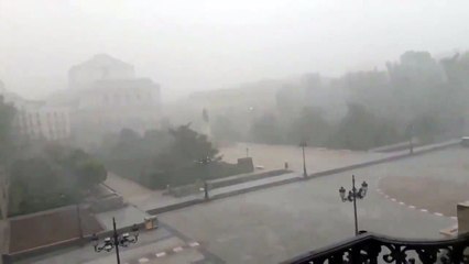 Tormenta en Madrid y Fuenlabrada - @neil_var    @marvarra20