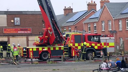 Fire at Highfield Miners Welfare