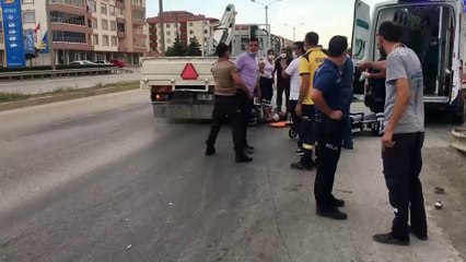 Kulu'da kamyonete arkadan çarpan motosikletin sürücüsü yaralandı - KONYA