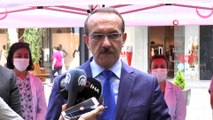 Vali Yavuz AVM'de mağazaları tek tek dolaşıp korona virüse karşı uyardı