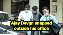 Ajay Devgn snapped outside his office