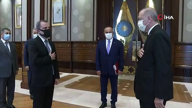 Cumhurbaşkanı Erdoğan, Azerbaycan Dışişleri Bakanını kabul etti