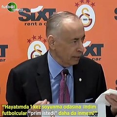 Mustafa Cengiz: "Hayatımda 1 kez soyunma odasına indim futbolcular 'prim istedi' daha da inmem"