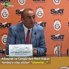 Abdurrahim Albayrak ve Mustafa Cengiz'den Mert Hakan Yandaş'a olay sözler!