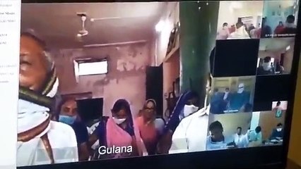 कलेक्टर ने वीडियो कांफ्रेंसिंग के माध्यम से आठ ग्राम पंचायत से चर्चा की