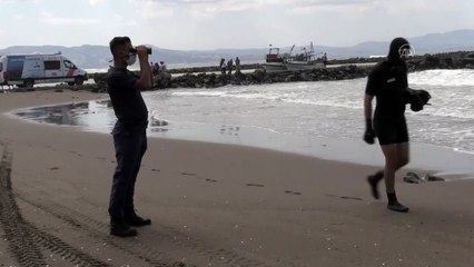 Denizde kaybolan genci arama çalışmaları sürüyor - SAMSUN