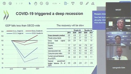 OECD, 한국 성장률만 상향...37개 회원국 중 1위 / YTN