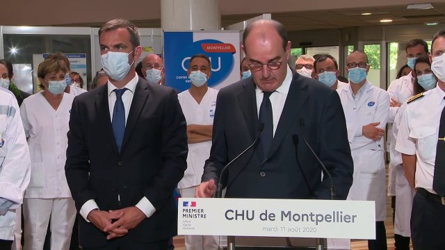 Coronavirus - Jean Castex, Premier Ministre : La situation évolue dans le mauvais sens en France. Il faut étendre le port du masque. Les événements de + 5.000 personnes restent interdits