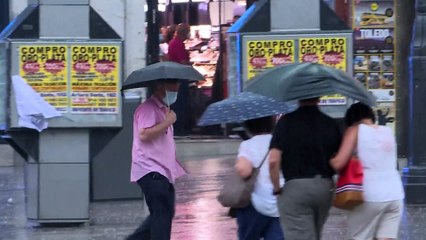 Tormenta de verano en Madrid