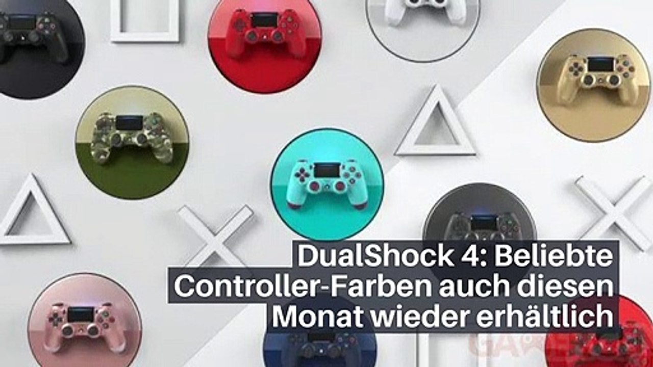 DualShock 4: Beliebte Controller-Farben auch diesen Monat wieder erhältlich