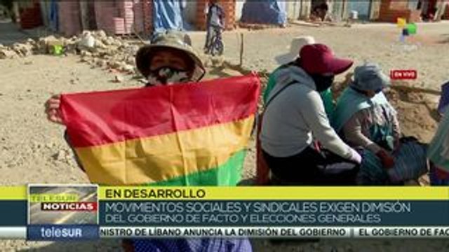 teleSUR Noticias: Bloqueos en las principales vías de Bolivia